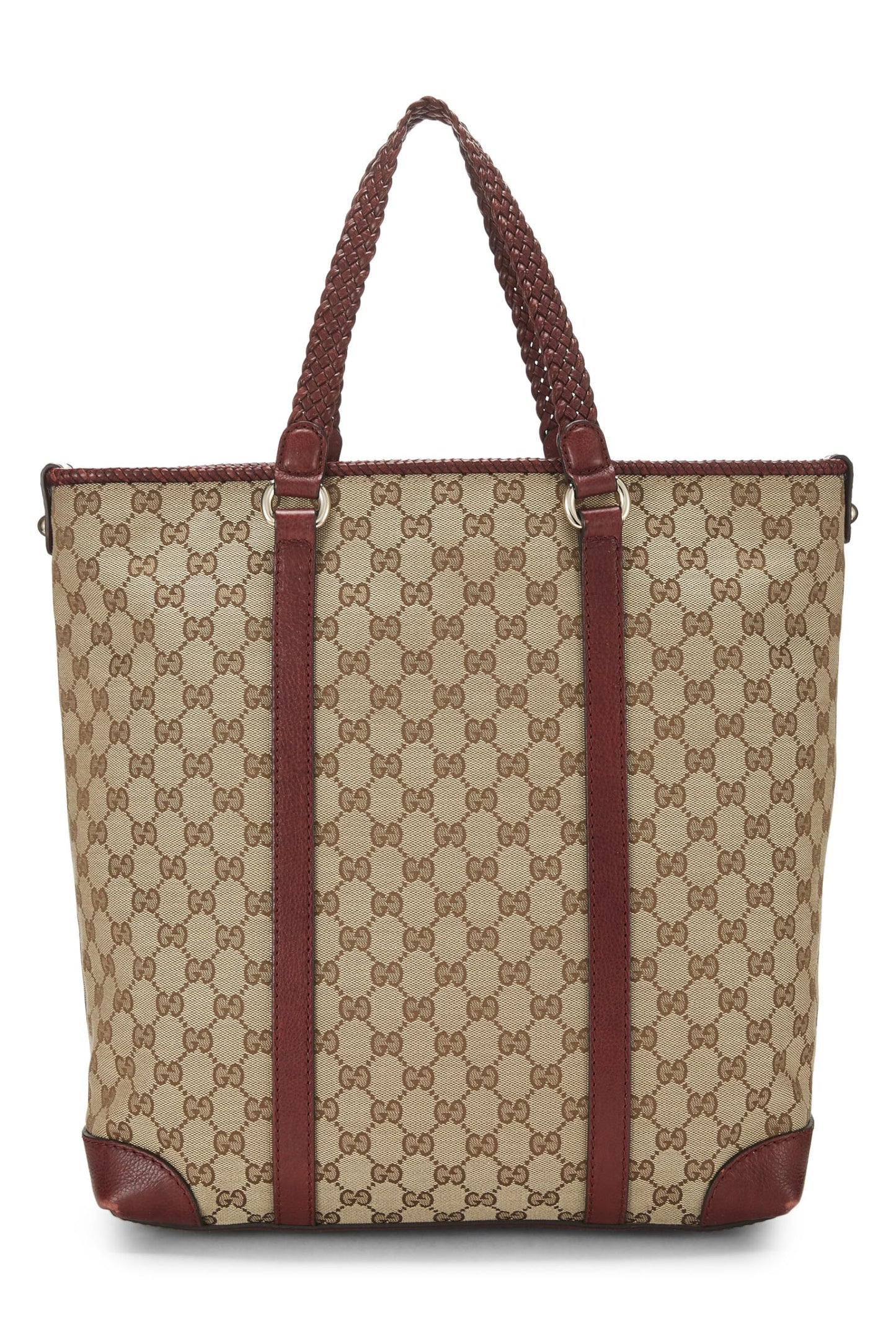 Gucci, Burgundy Original GG Canvas Tote, Burgundy