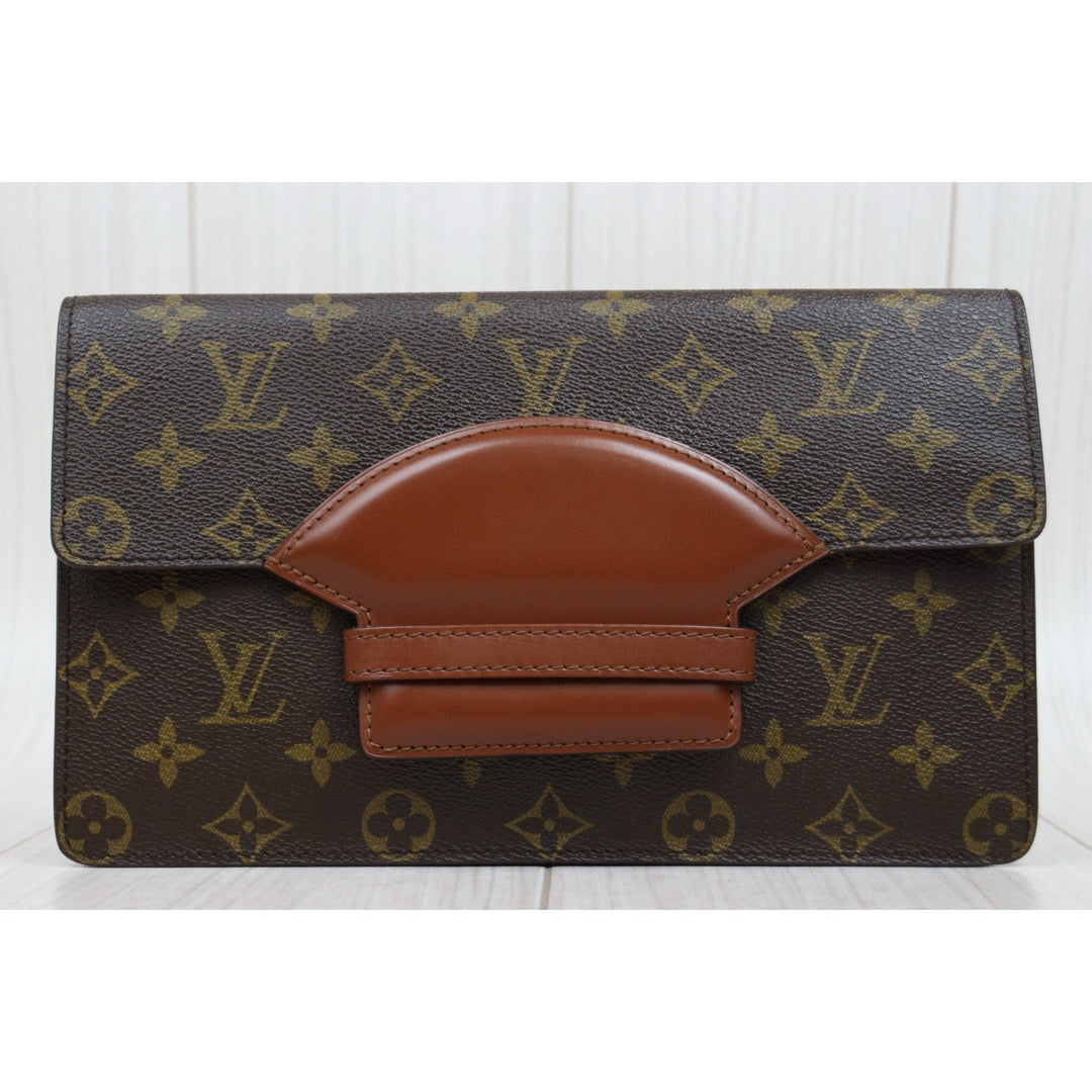 Good ( Rank AB)｜ LV Monogram Courcelles Clutch｜25032005