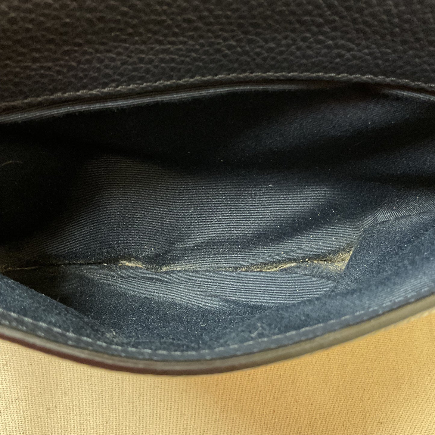 Crossbody Designer By Coach In Navy, Size:Medium
