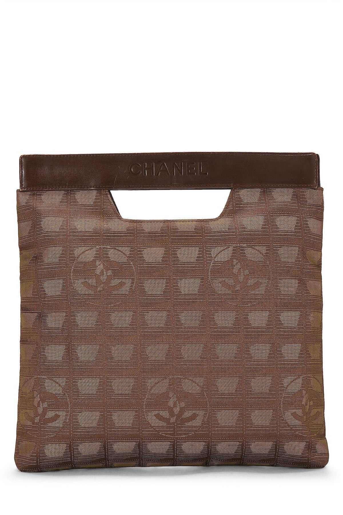 Chanel,  Green Nylon Travel Line Handbag, Green