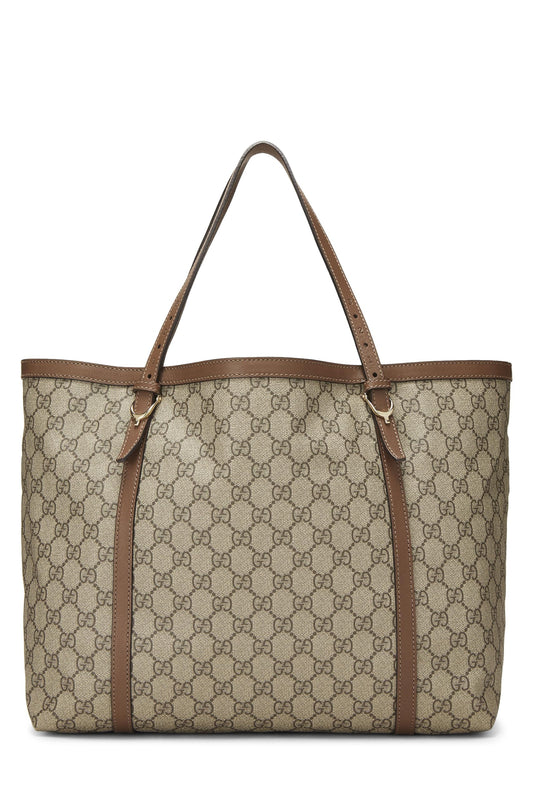 Gucci, Original GG Supreme Canvas Nice Tote, Brown