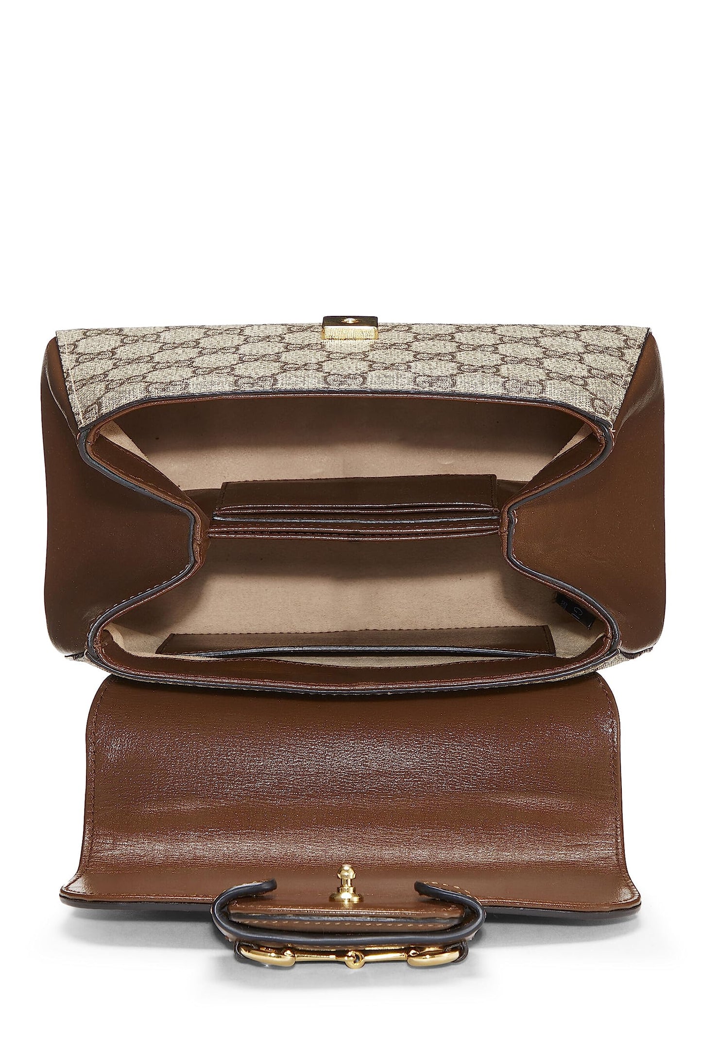 Gucci, Brown GG Supreme Canvas 1955 Horsebit Handbag Mini, Brown