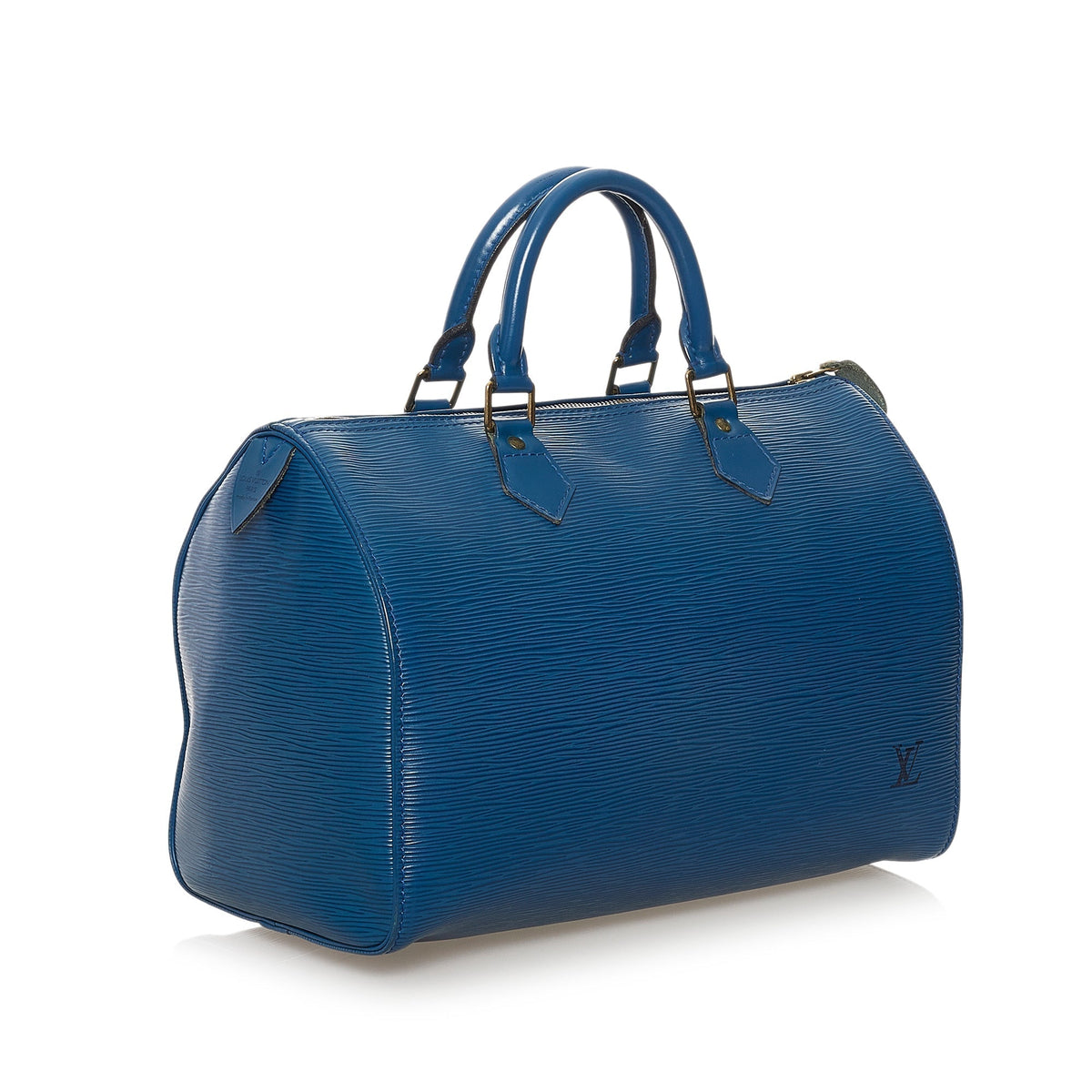 Louis Vuitton Speedy 30 Blue Epi