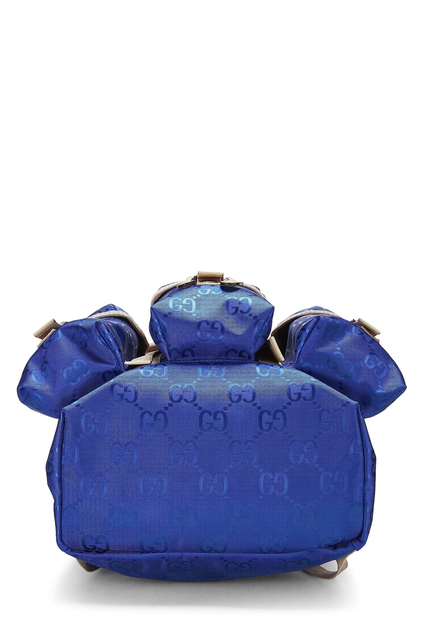 Gucci, Blue Nylon Off The Grid Backpack, Blue