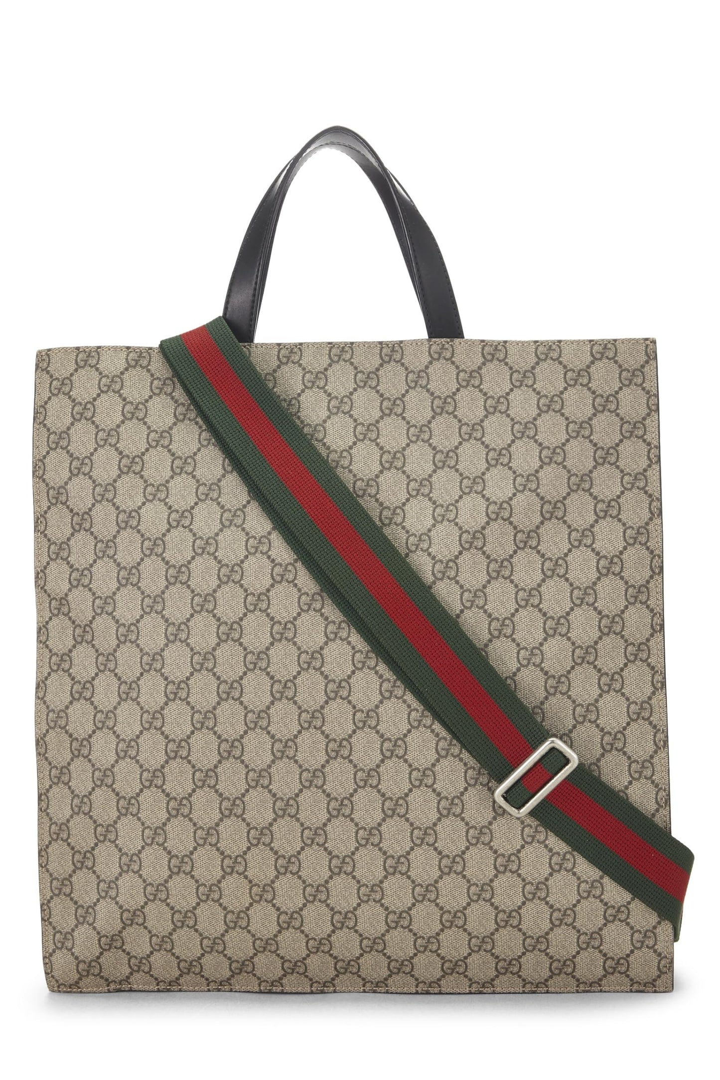 Gucci, Original GG Supreme Canvas Vertical Tote, Black