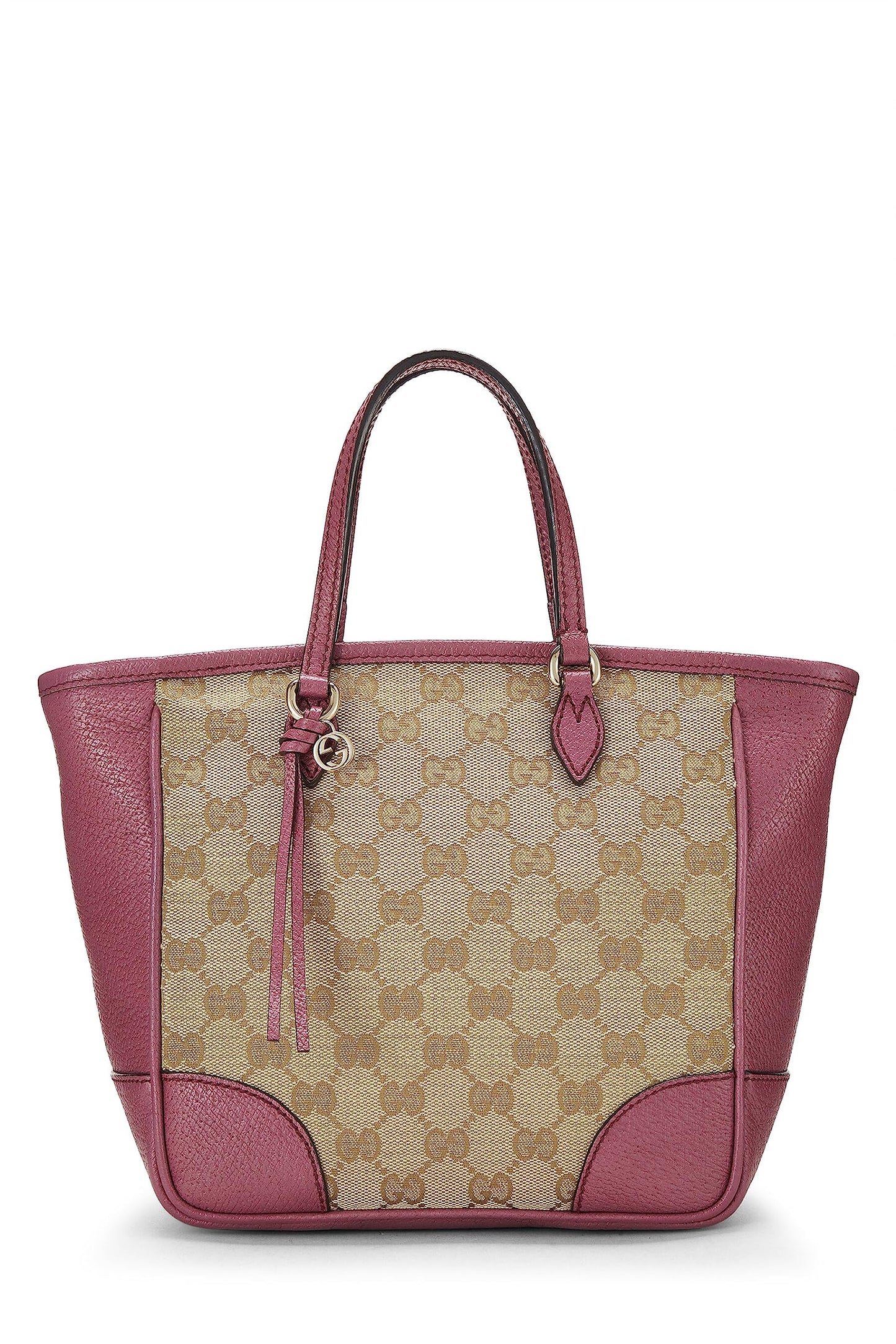 Gucci, Purple Original GG Canvas Bree Top Handle Tote Small, Purple