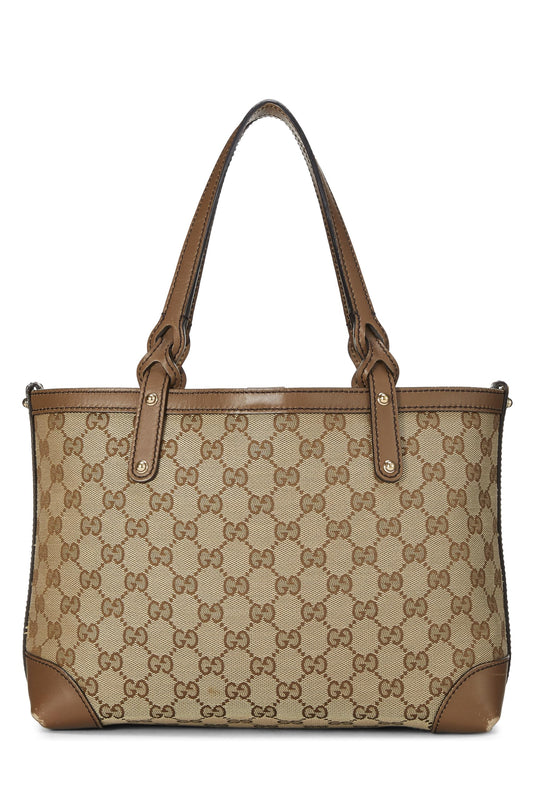 Gucci, Brown Original GG Canvas Craft Tote, Brown