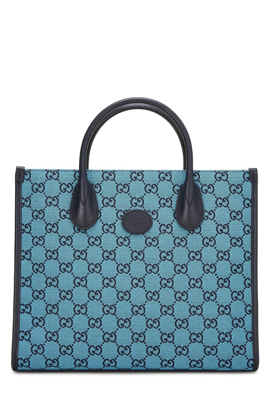 Gucci, Blue Original GG Canvas Tote Small, Blue