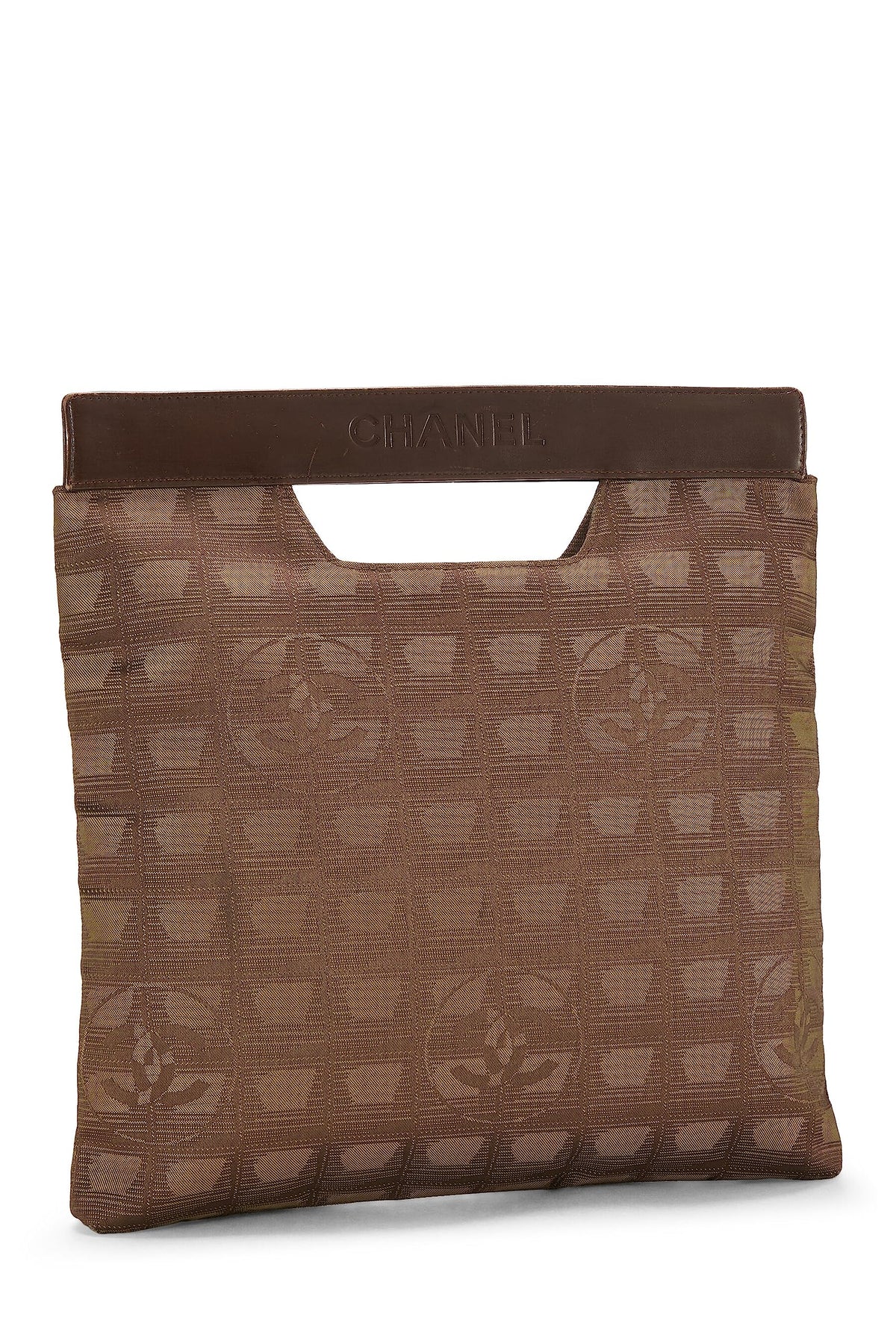 Chanel,  Green Nylon Travel Line Handbag, Green