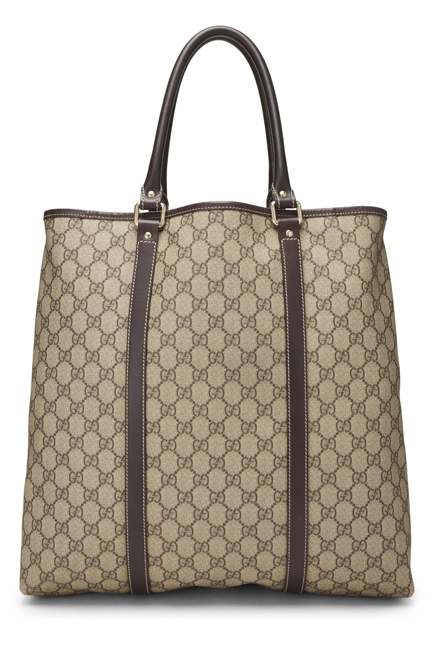 Gucci, Original GG Supreme Canvas Plus Tote, Brown