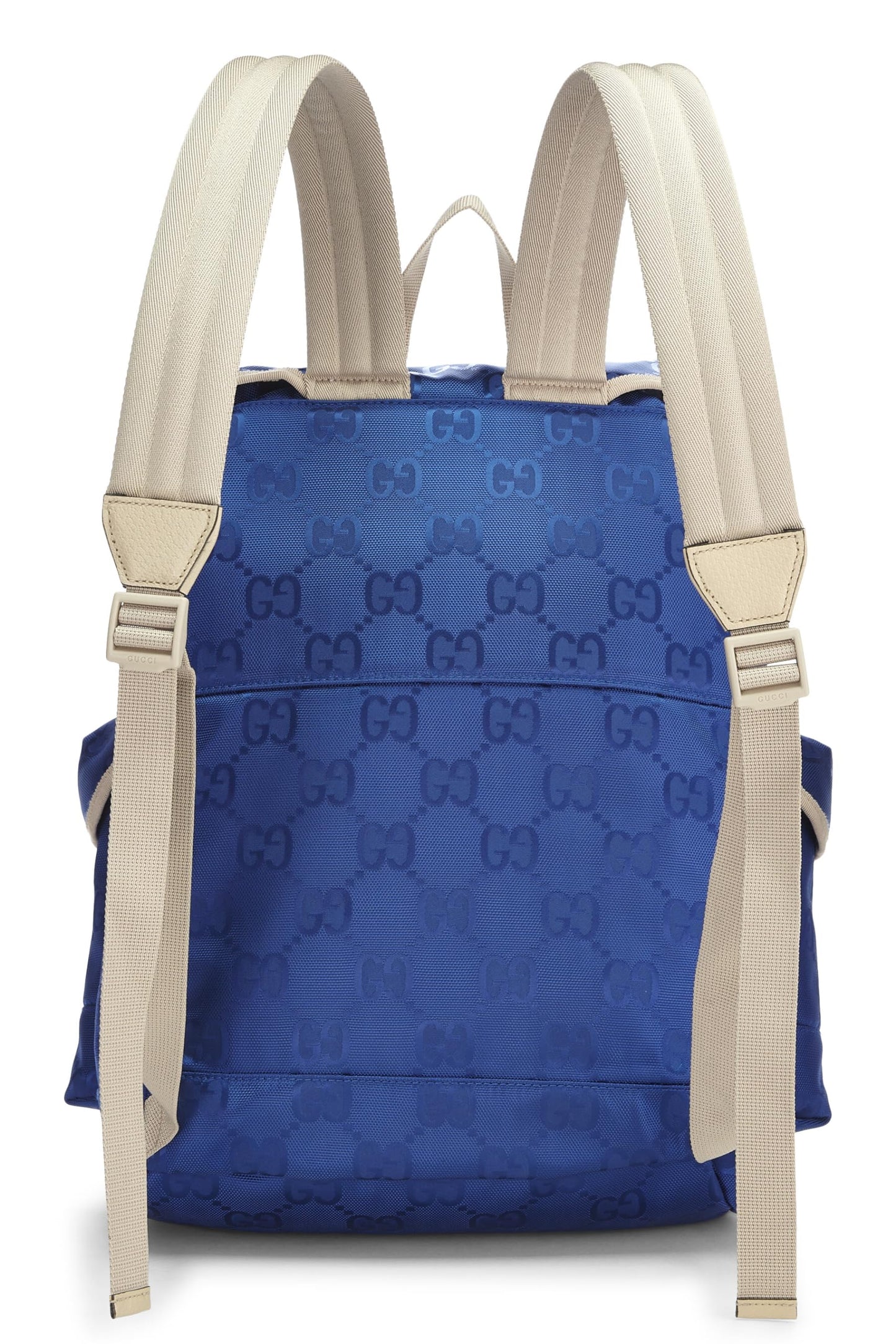Gucci, Blue Nylon Off The Grid Backpack, Blue