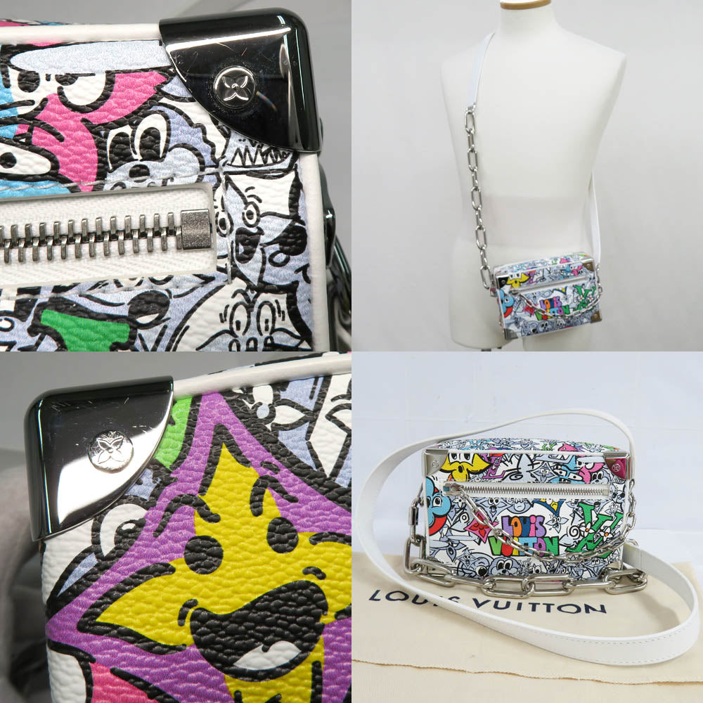 Louis Vuitton M82008 Monogram Comic 2023 Supreme Summer  Collection Crossbody White Multicolor Chain Leather Mens