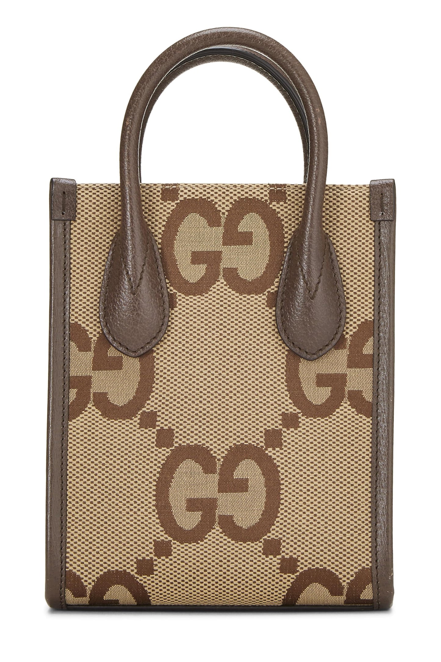 Gucci, Brown Jumbo GG Canvas Tote Mini, Brown