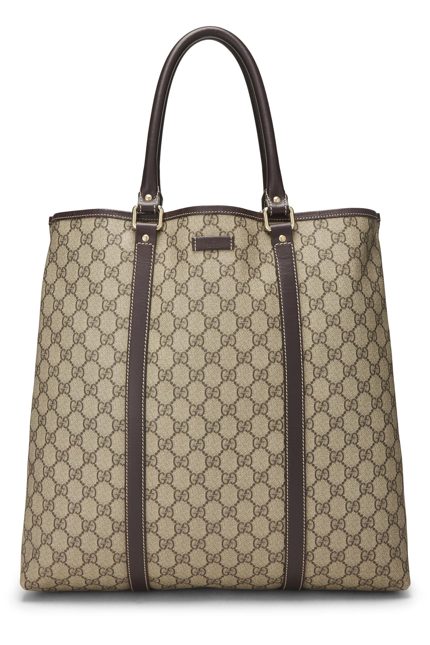 Gucci, Original GG Supreme Canvas Plus Tote, Brown