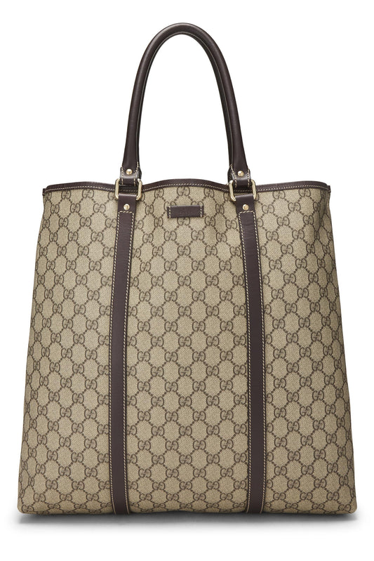 Gucci, Original GG Supreme Canvas Plus Tote, Brown