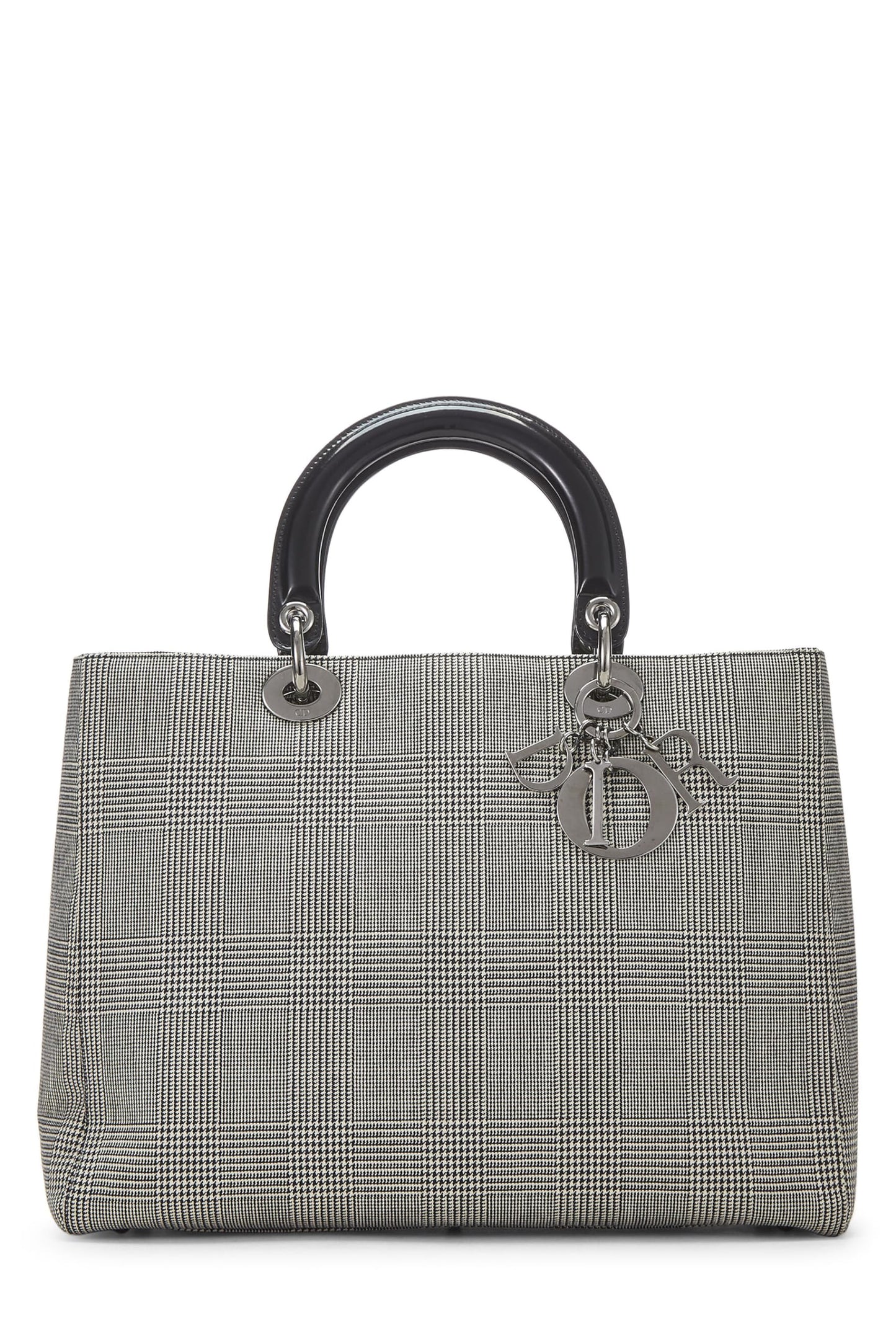Dior,  Black Houndstooth Lady Large, Black