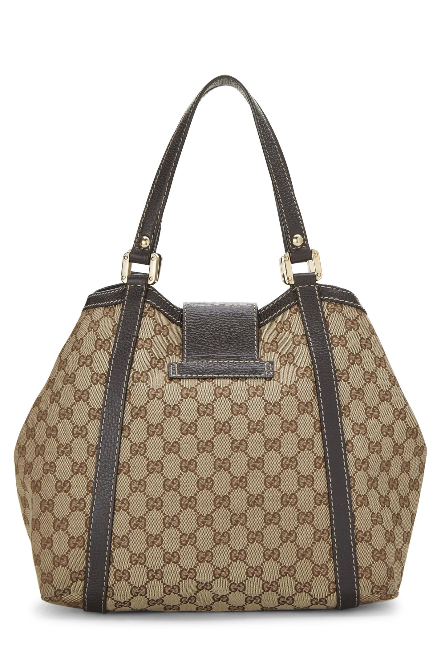 Gucci, Brown Original GG Canvas Shelly Tote, Brown
