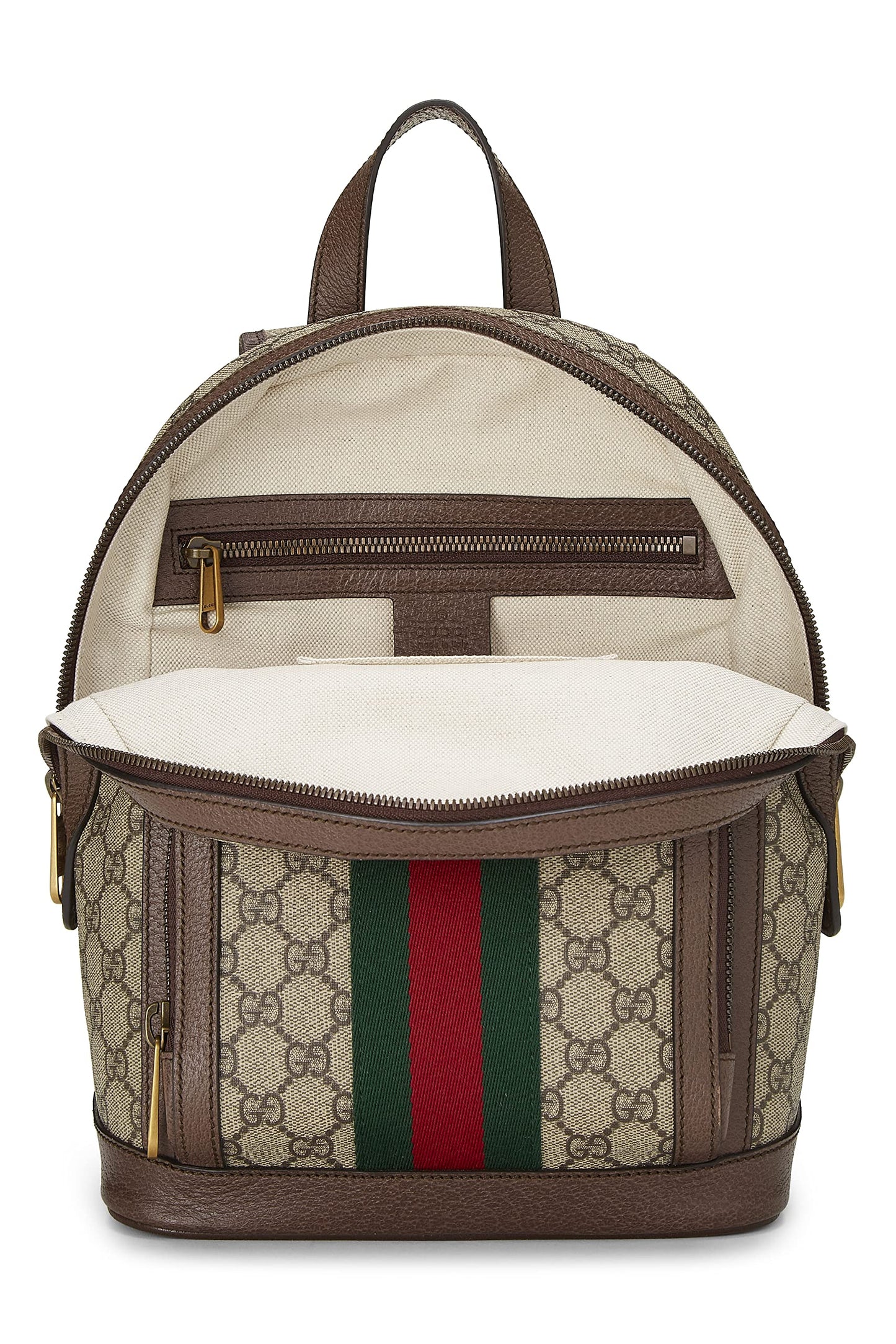 Gucci, Original GG Supreme Canvas Ophidia Backpack Small, Brown