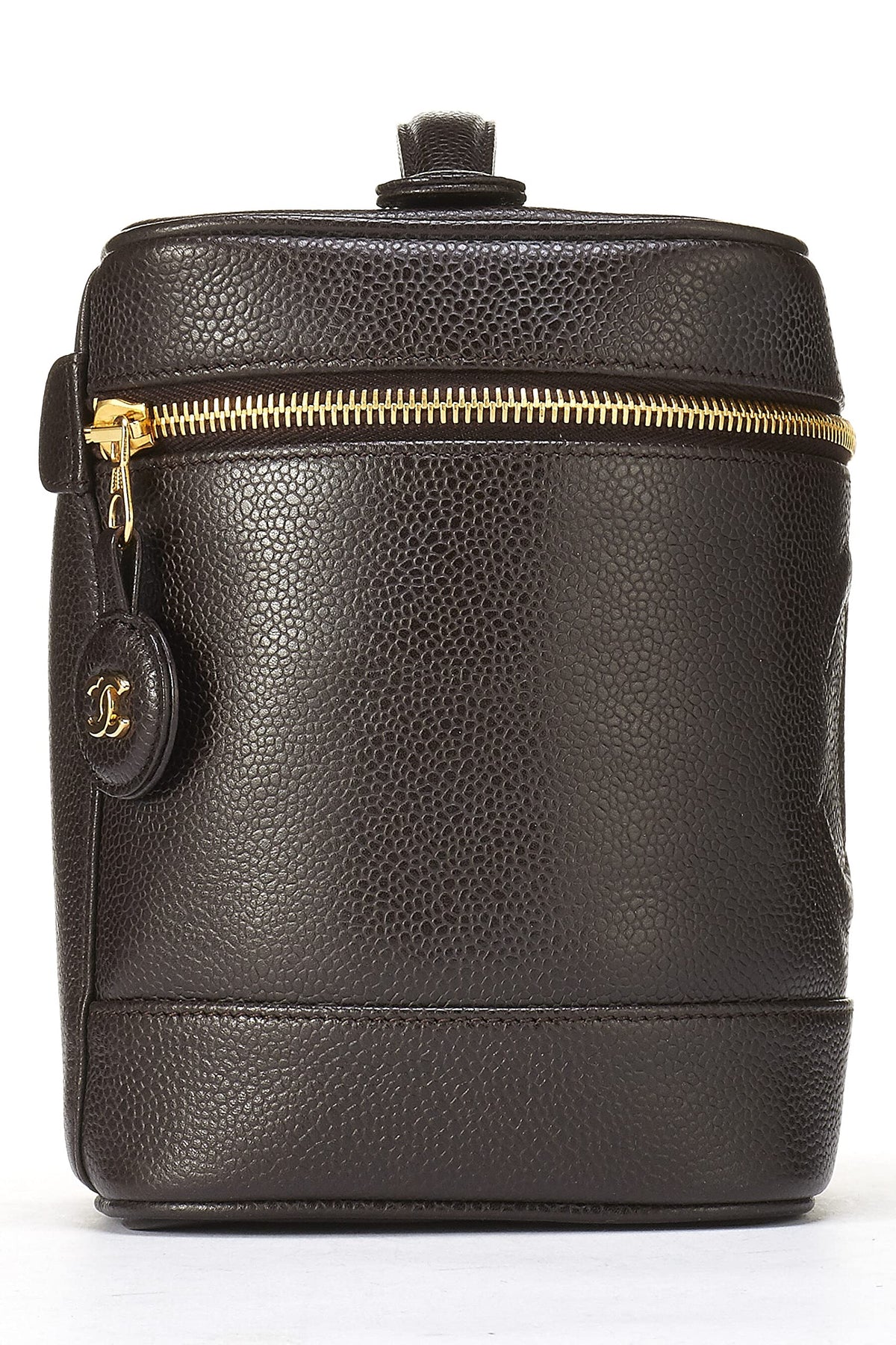 Chanel,  Brown Caviar Vanity, Brown