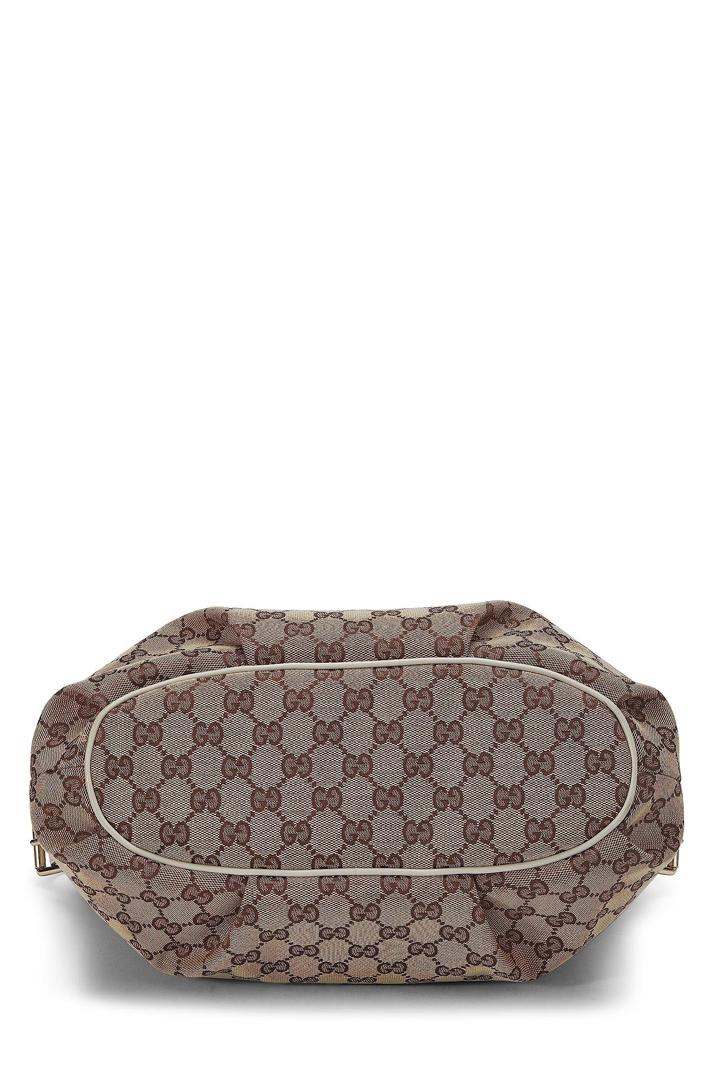 Gucci, Original GG Canvas Zip Pocket Crossbody Large, White