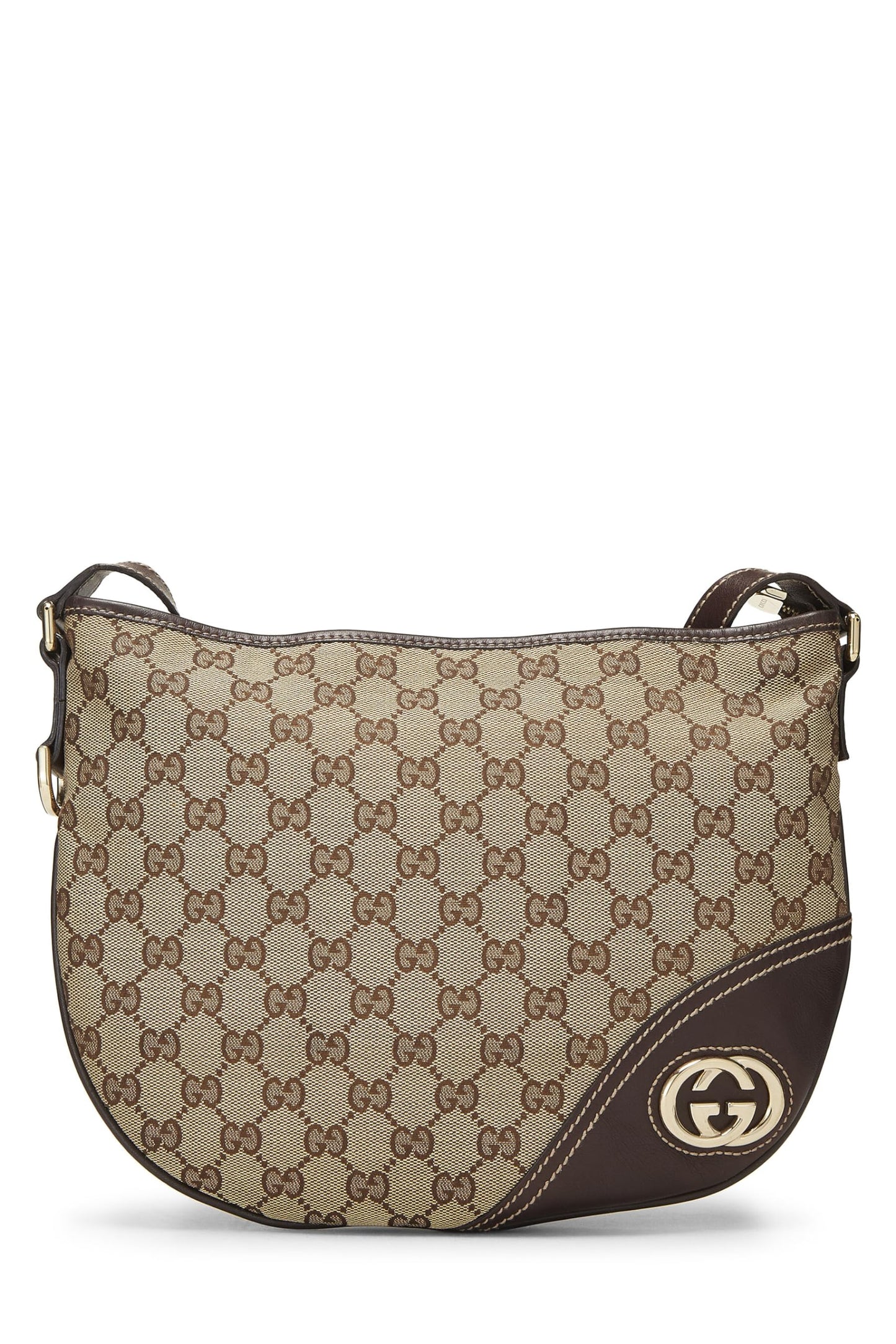 Gucci, Original GG Canvas Britt Messenger, Brown