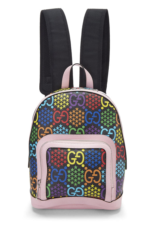 Gucci, Multicolor GG Supreme Psychedelic Backpack Small, Multi