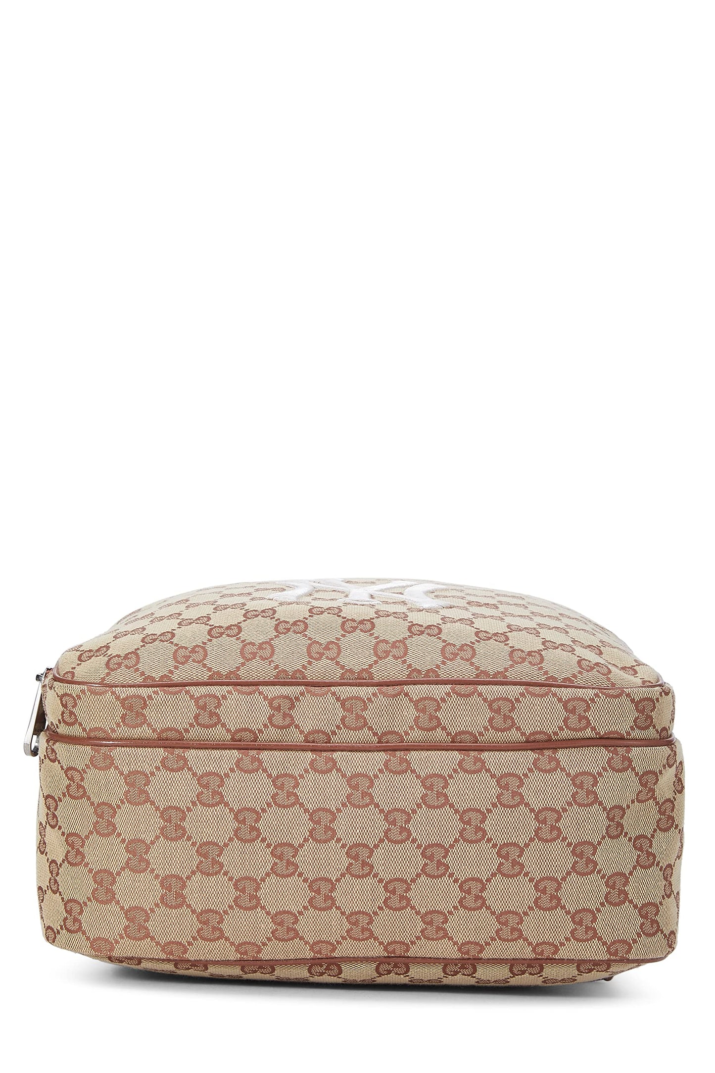 Gucci, Orange GG Canvas New York Yankees Backpack, Pink