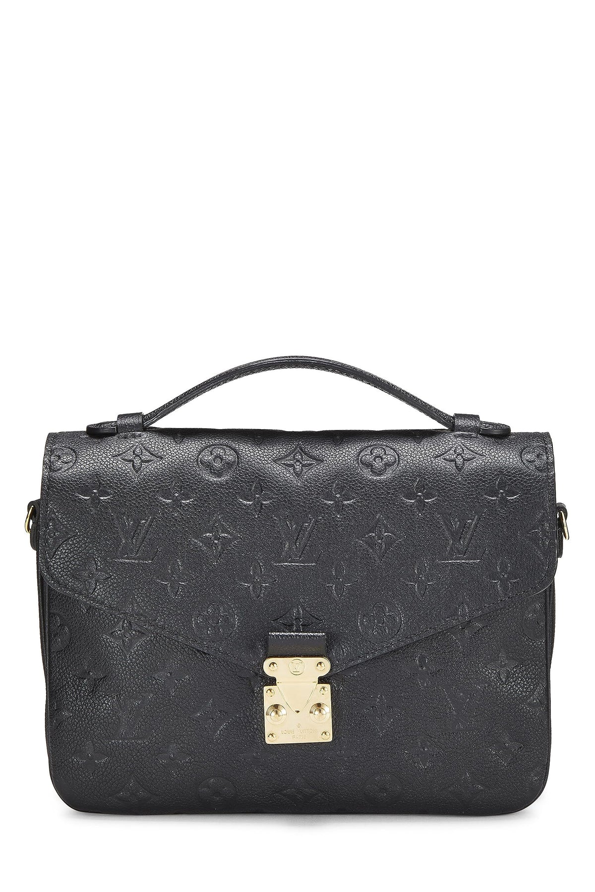 Louis Vuitton,  Black Monogram Empreinte Metis, Black