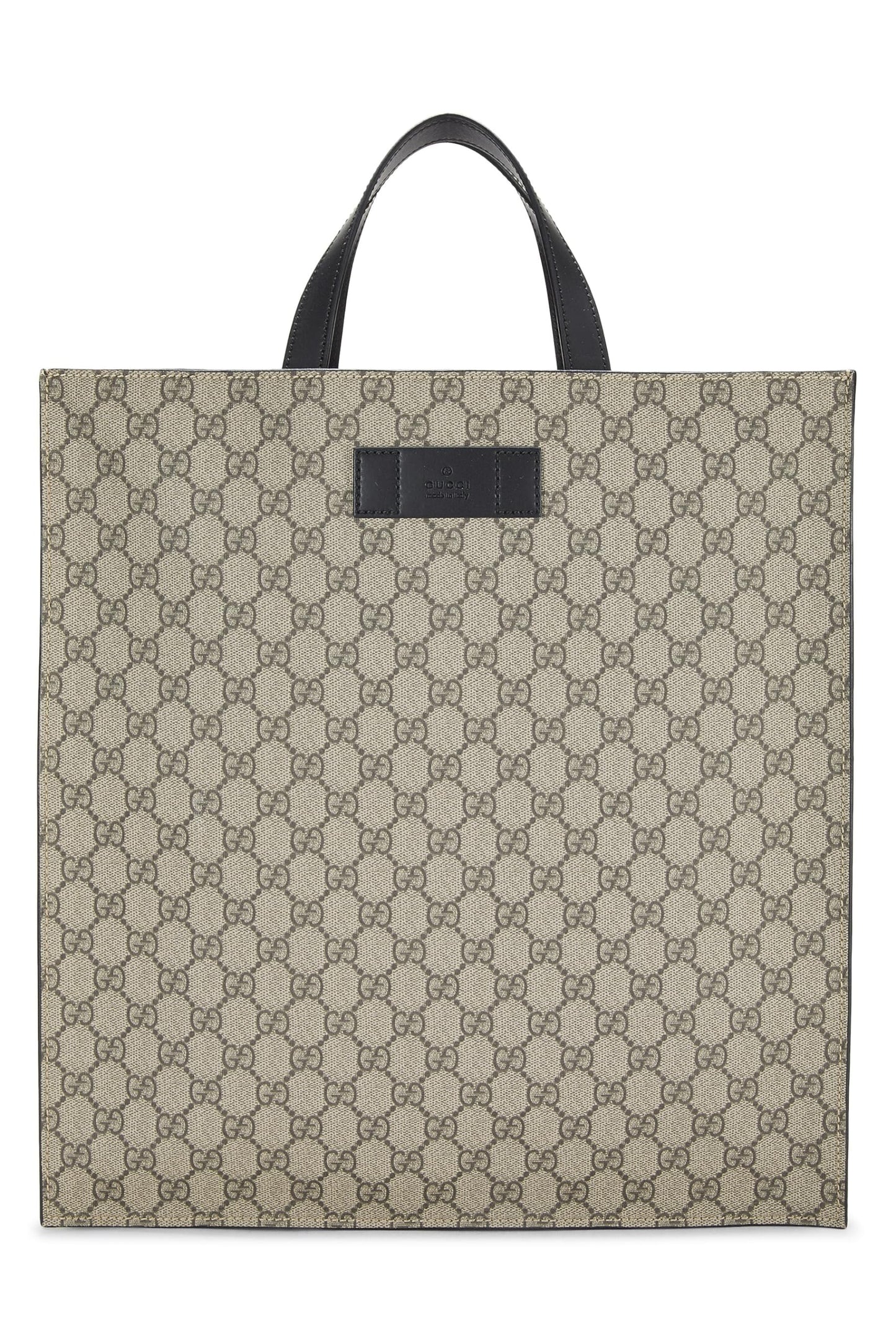 Gucci, Original GG Supreme Canvas Vertical Tote, Black