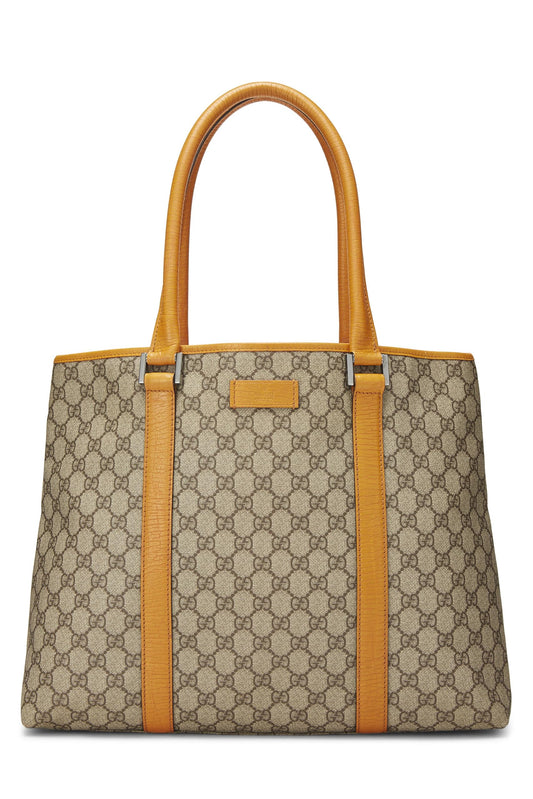 Gucci, Orange Original GG Supreme Canvas Joy Tote, Orange