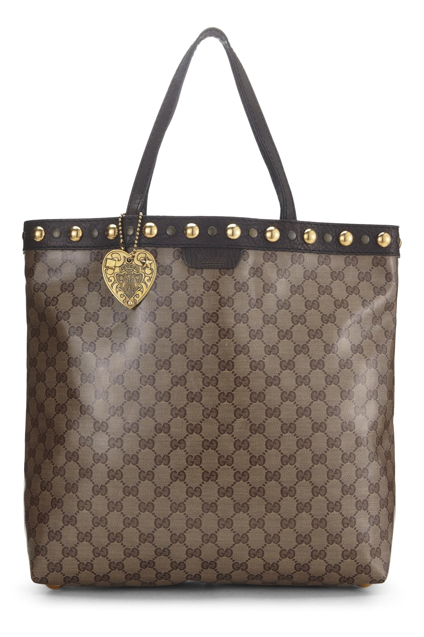 Gucci, Brown Original GG Crystal Canvas Tote, Brown