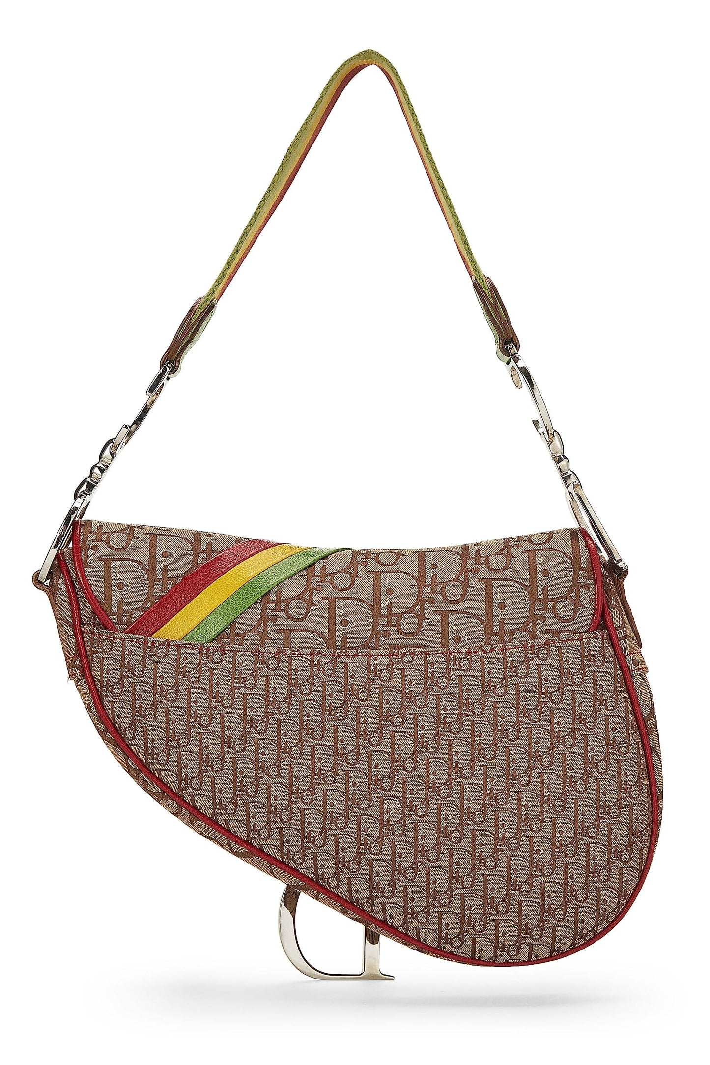 Dior,  Rasta Diorissimo Saddle Bag, Multi