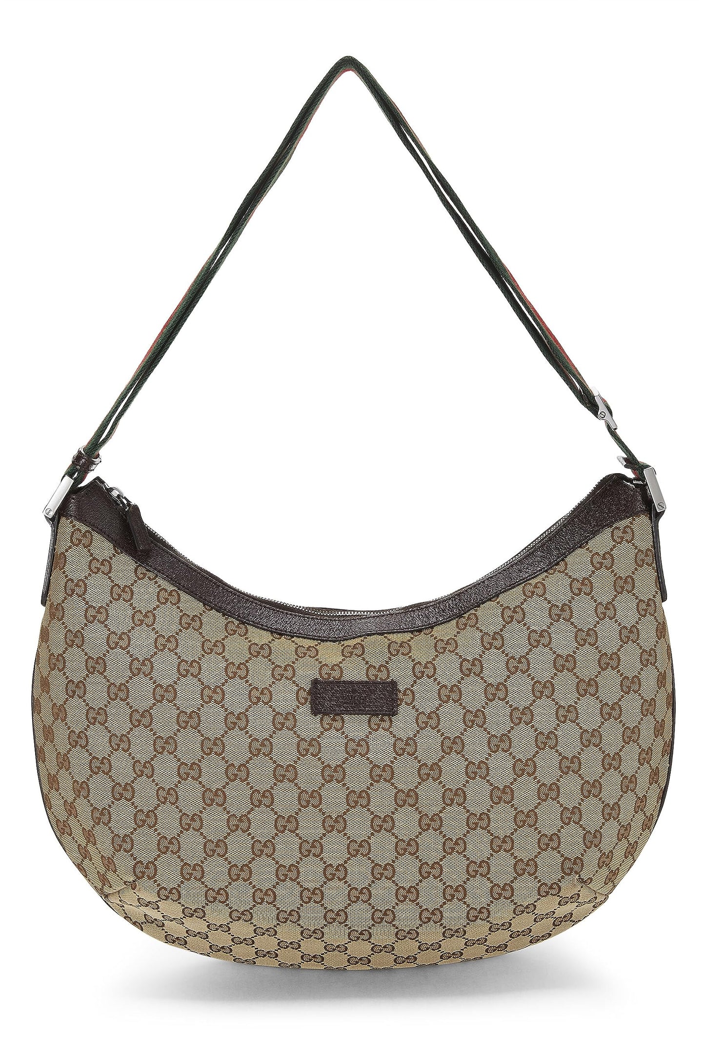 Gucci, Original GG Canvas Web Messenger Large, Brown
