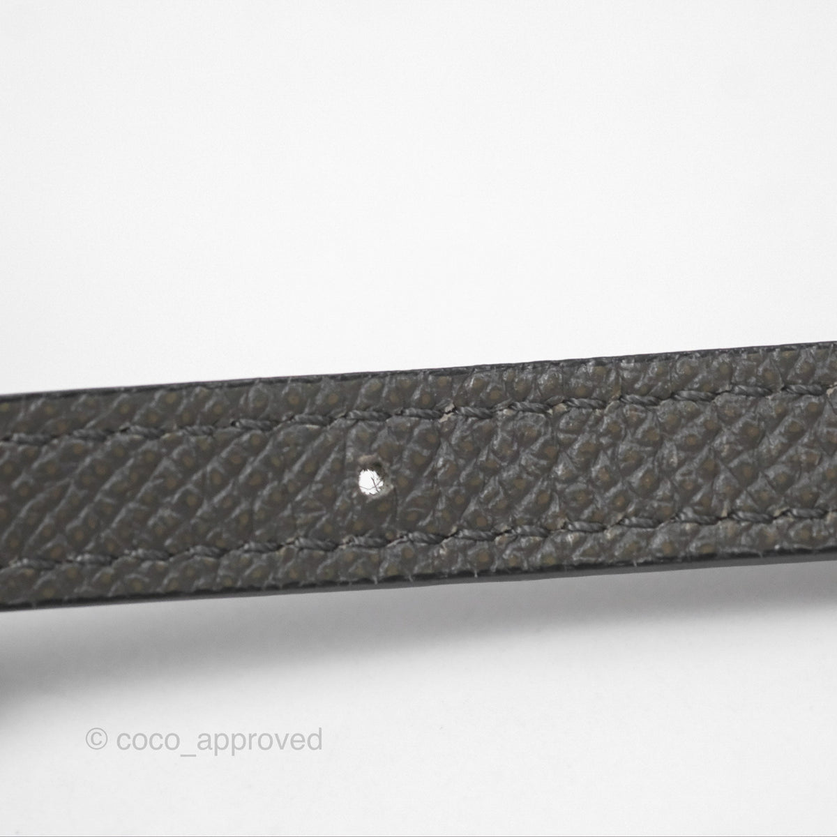 Celine Pico Belt Bag Grey Grained Calfskin Gold Hardware