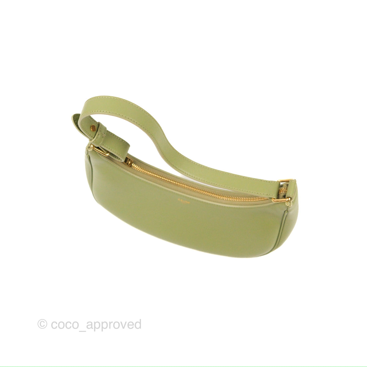 Celine Ava Bag Avocado Green Calfskin