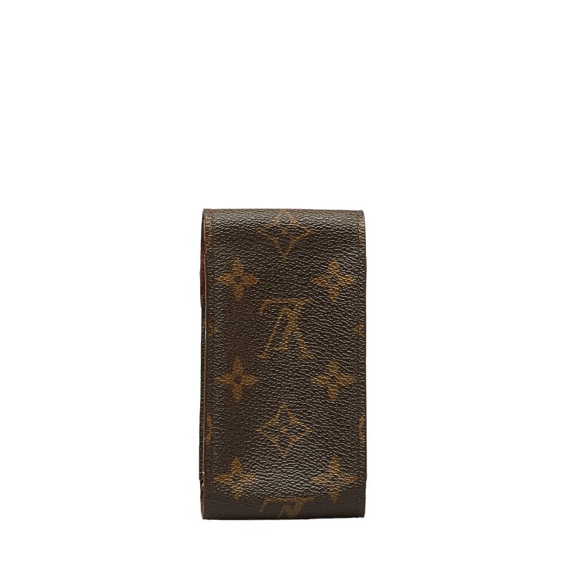 Louis Vuitton Monogram Cigarette Case M63024 Brown PVC Leather  Louis Vuitton