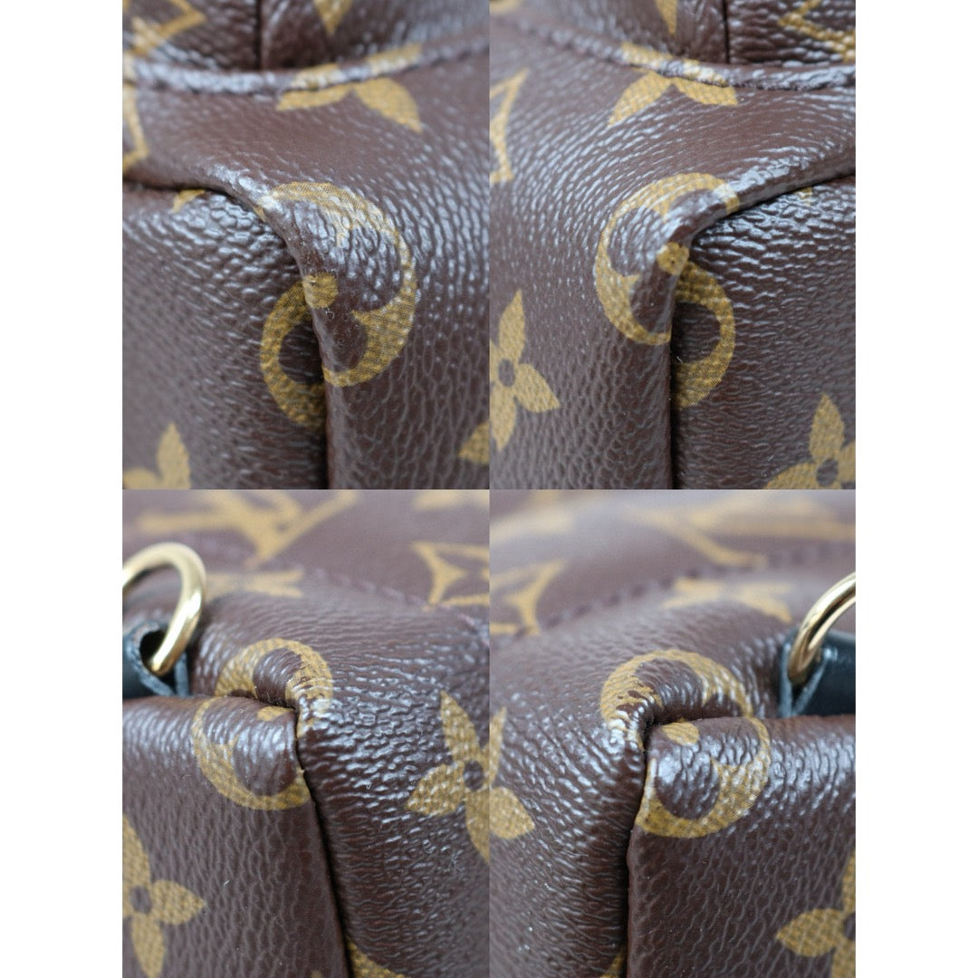 Very Good ( Rank A) ｜  LV Monogram Coated Canvas Mini Palm Springs Backpack｜S24101201