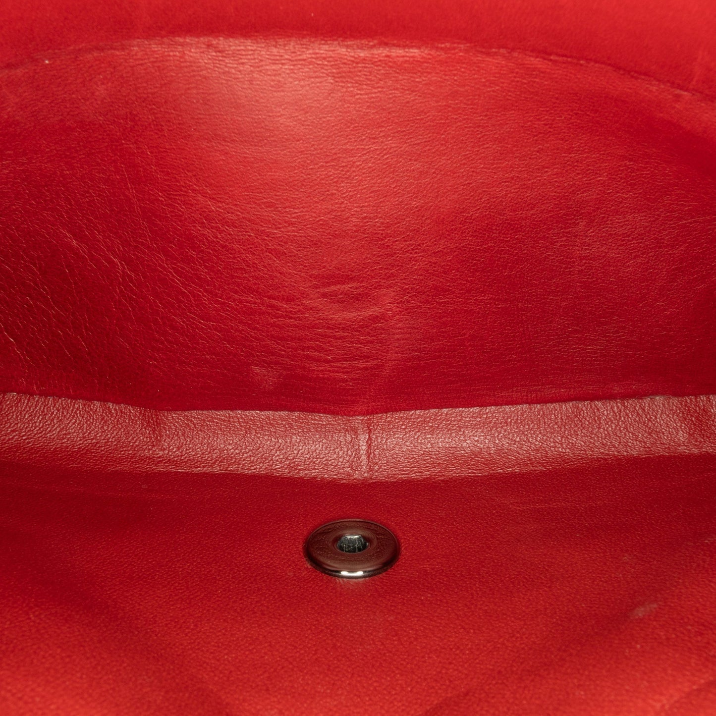Red Chanel Jumbo Classic Lambskin Double Flap Shoulder Bag