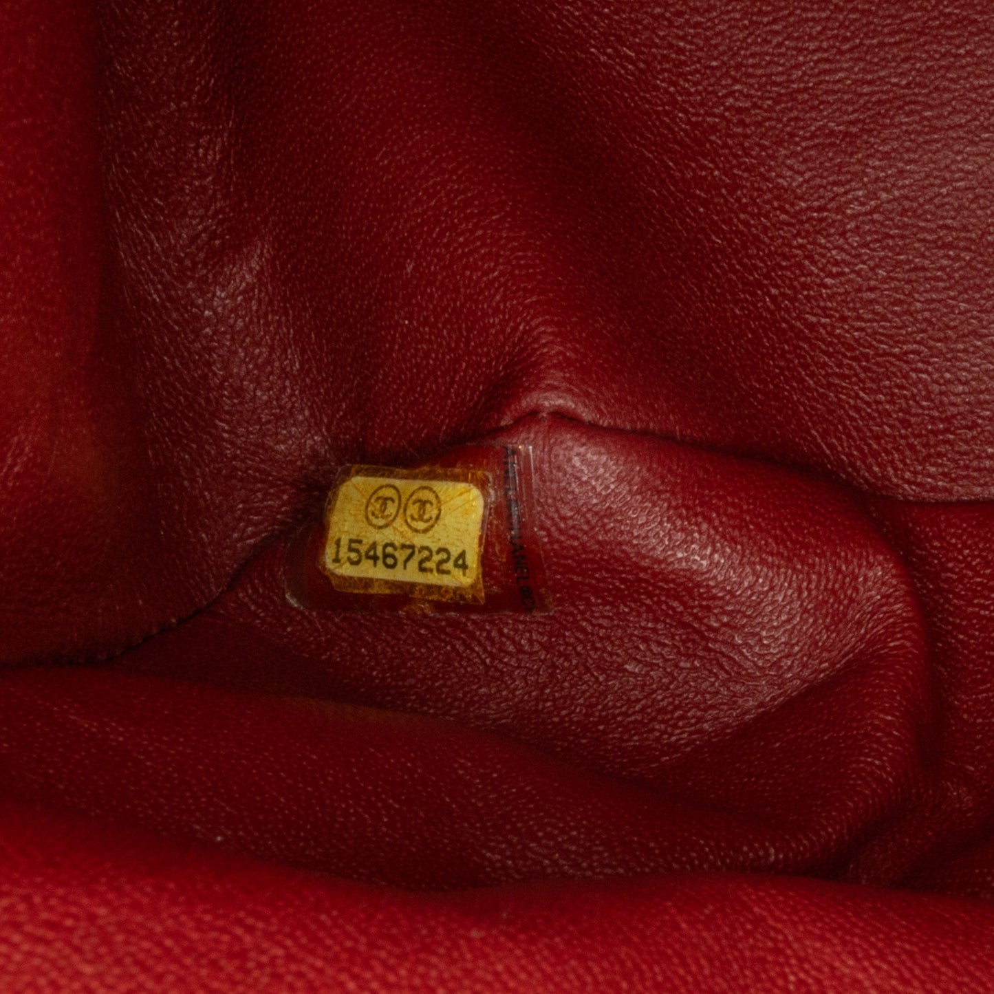 Red Chanel Jumbo Classic Lambskin Double Flap Shoulder Bag