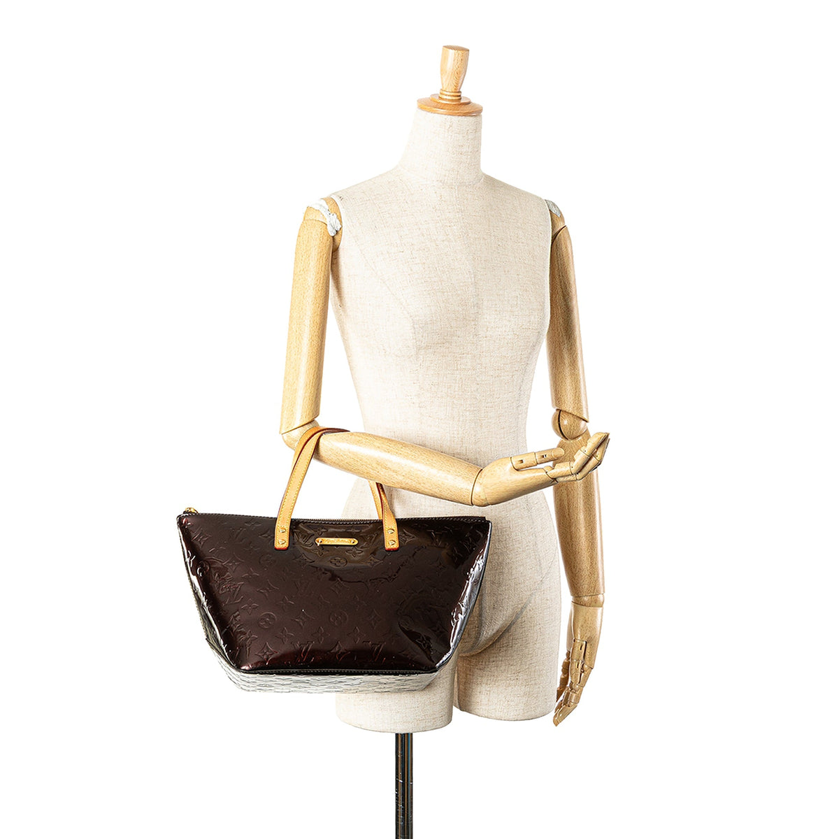 Purple Louis Vuitton Monogram Vernis Bellevue PM Handbag