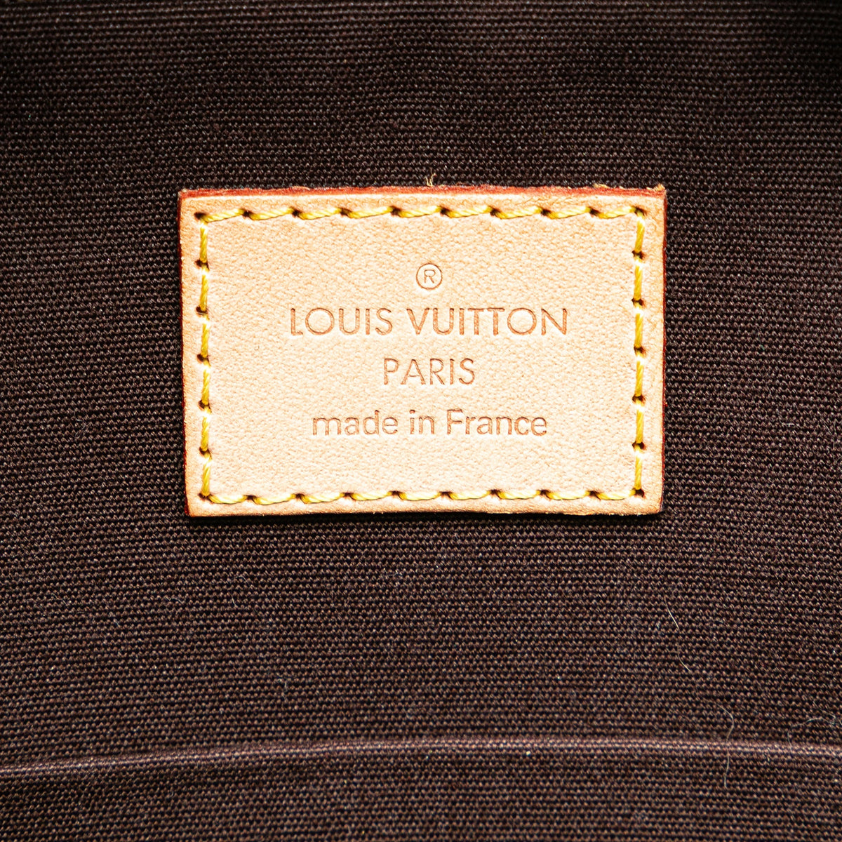 Purple Louis Vuitton Monogram Vernis Bellevue PM Handbag