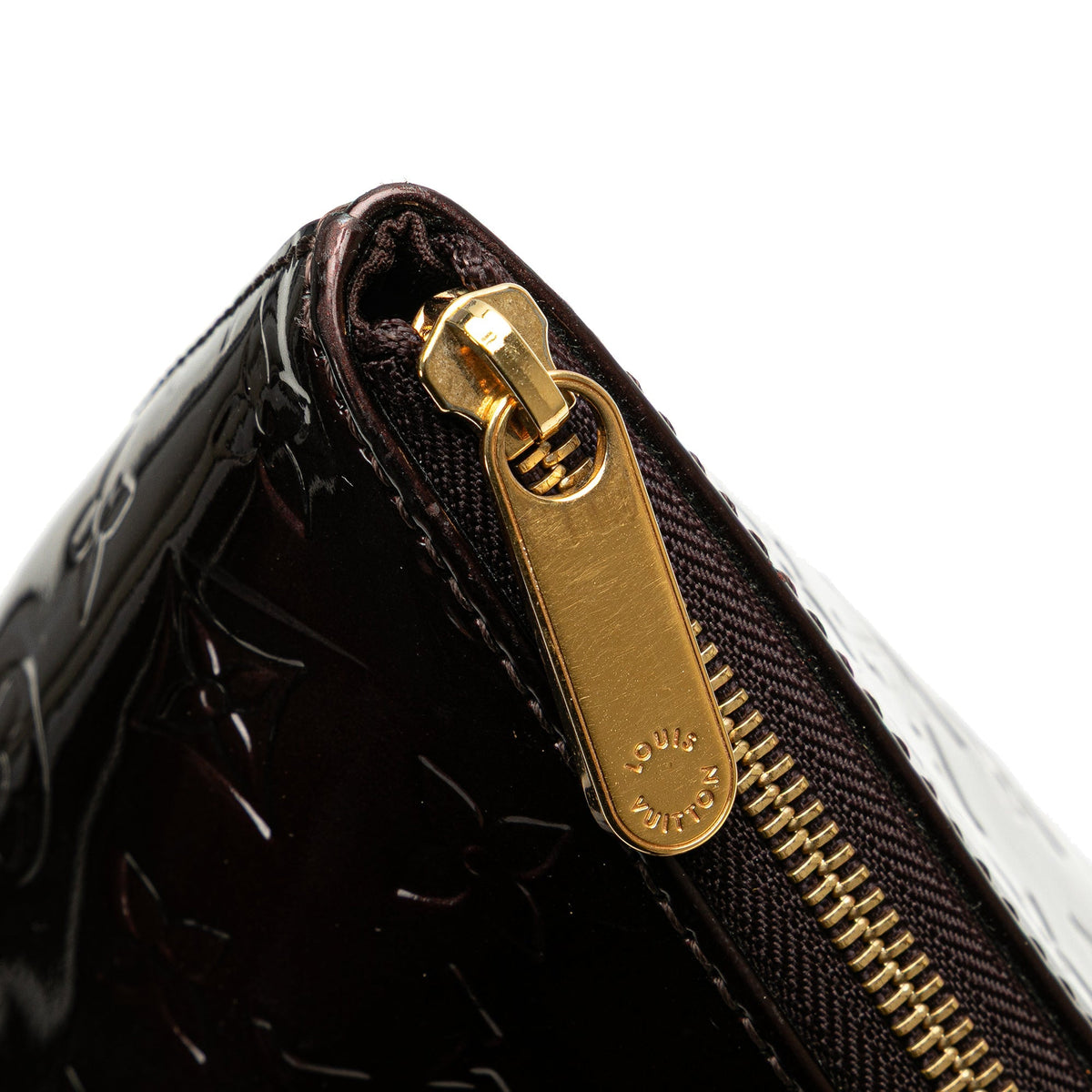 Purple Louis Vuitton Monogram Vernis Bellevue PM Handbag