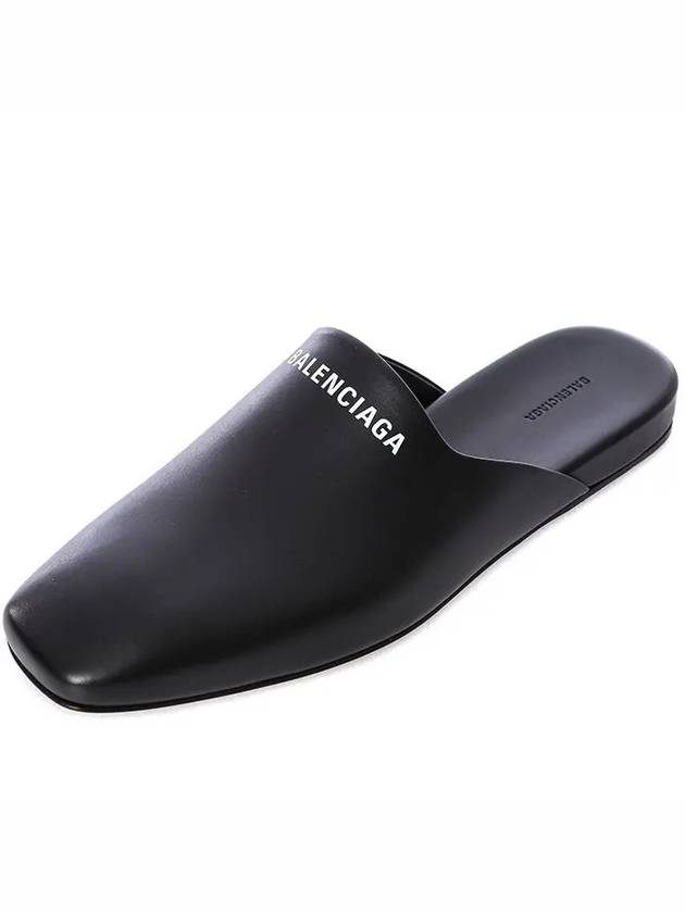 Luxury Balenciaga  Men's Cozy Logo Bloafers Black