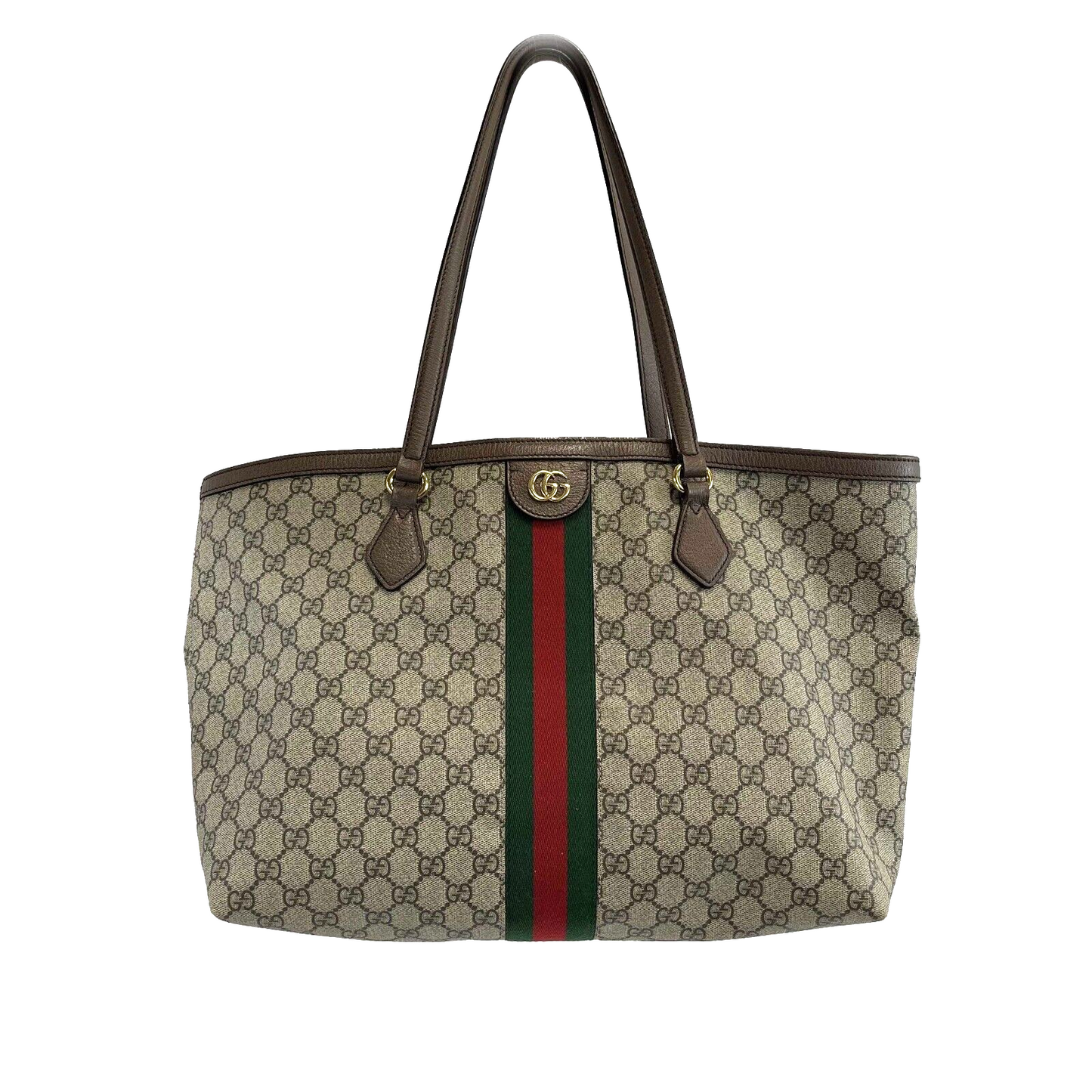 GUCCI - Good - Ophidia GG Medium Shoulder Tote - Beige & Ebony - Handbag