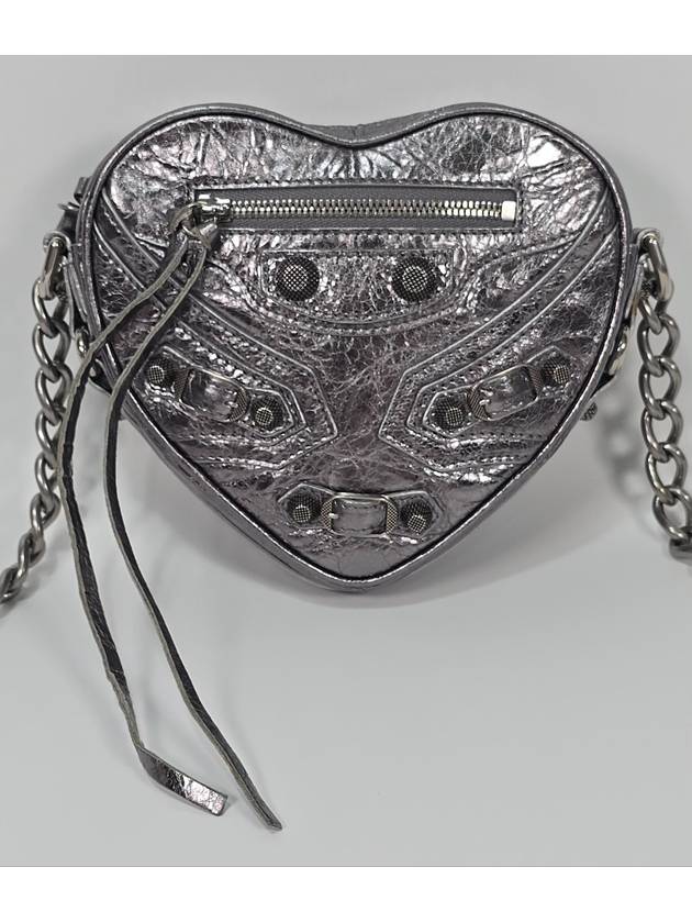 Luxury Balenciaga  Lecagol heart chain shoulder bag
