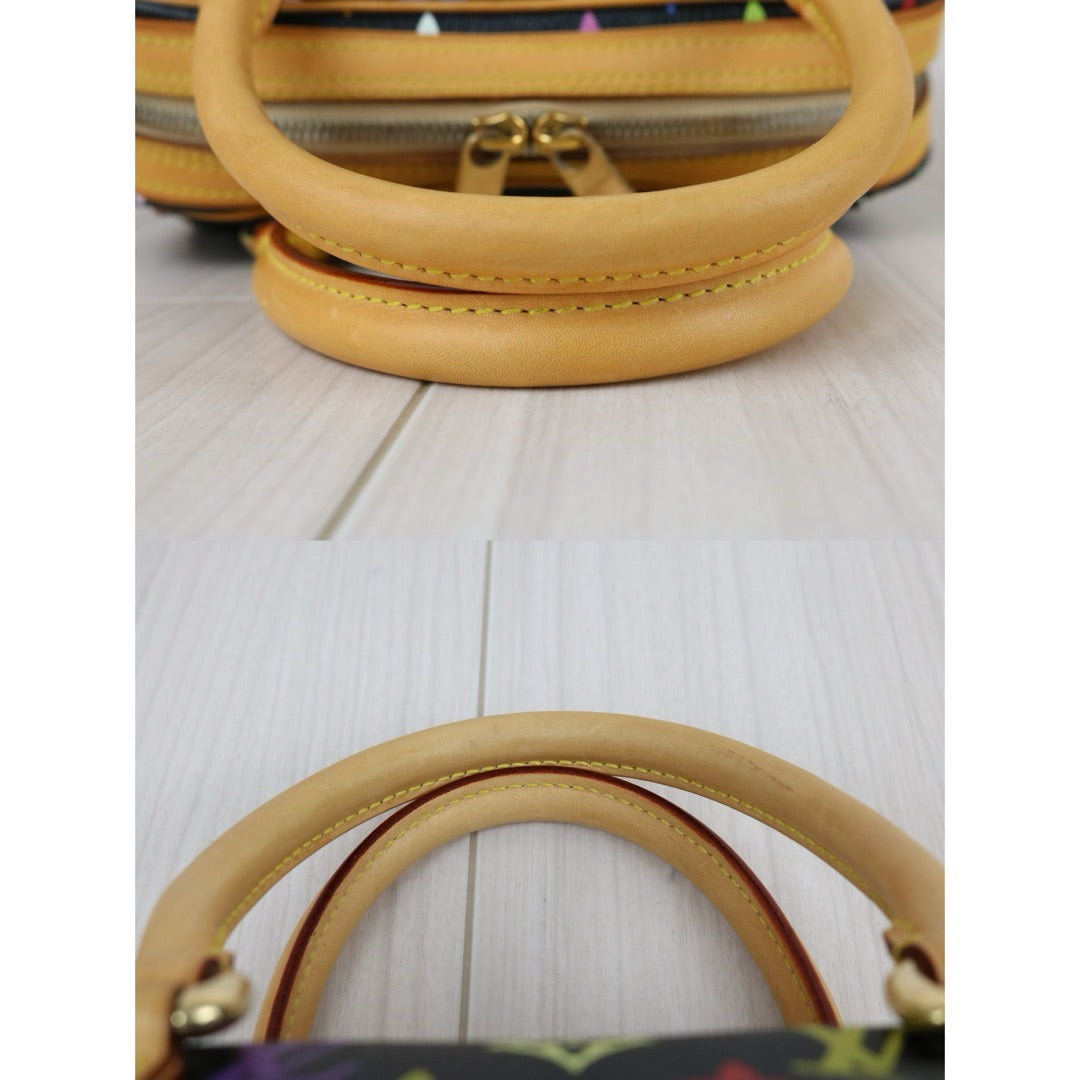 Good ( Rank AB) ｜  LV Takashi Murakam Multi Monogram Bowling Bag Hand Bag Black｜S25051902