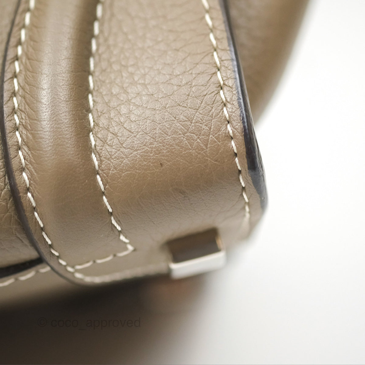 Celine Micro Luggage Bag Souris Drummed Calfskin