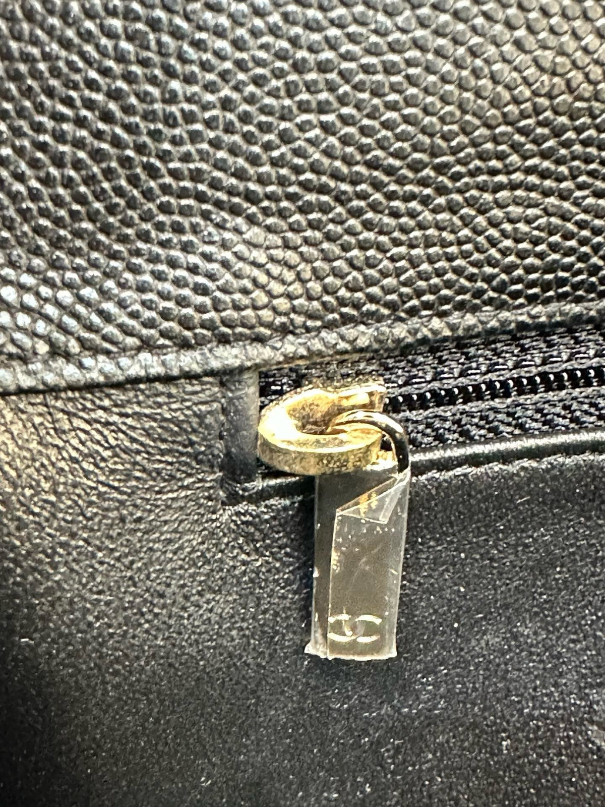Chanel Quilted Caviar Classic Clutch Black GHW