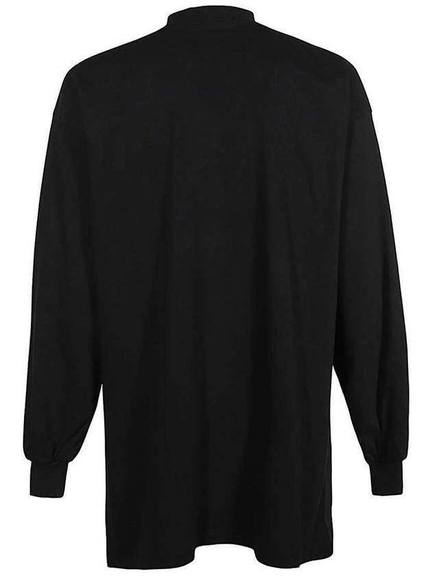 Luxury Balenciaga  Embroidered Logo Sweatshirt Black