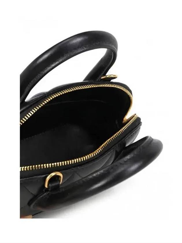 Luxury Balenciaga  Ville Quilted Leather Top Handle Cross Bag Black